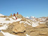 18 View Of Trail Ahead From First Tilicho Tal Lake Pass 5375m With Sangdachhe Himal Beyond 